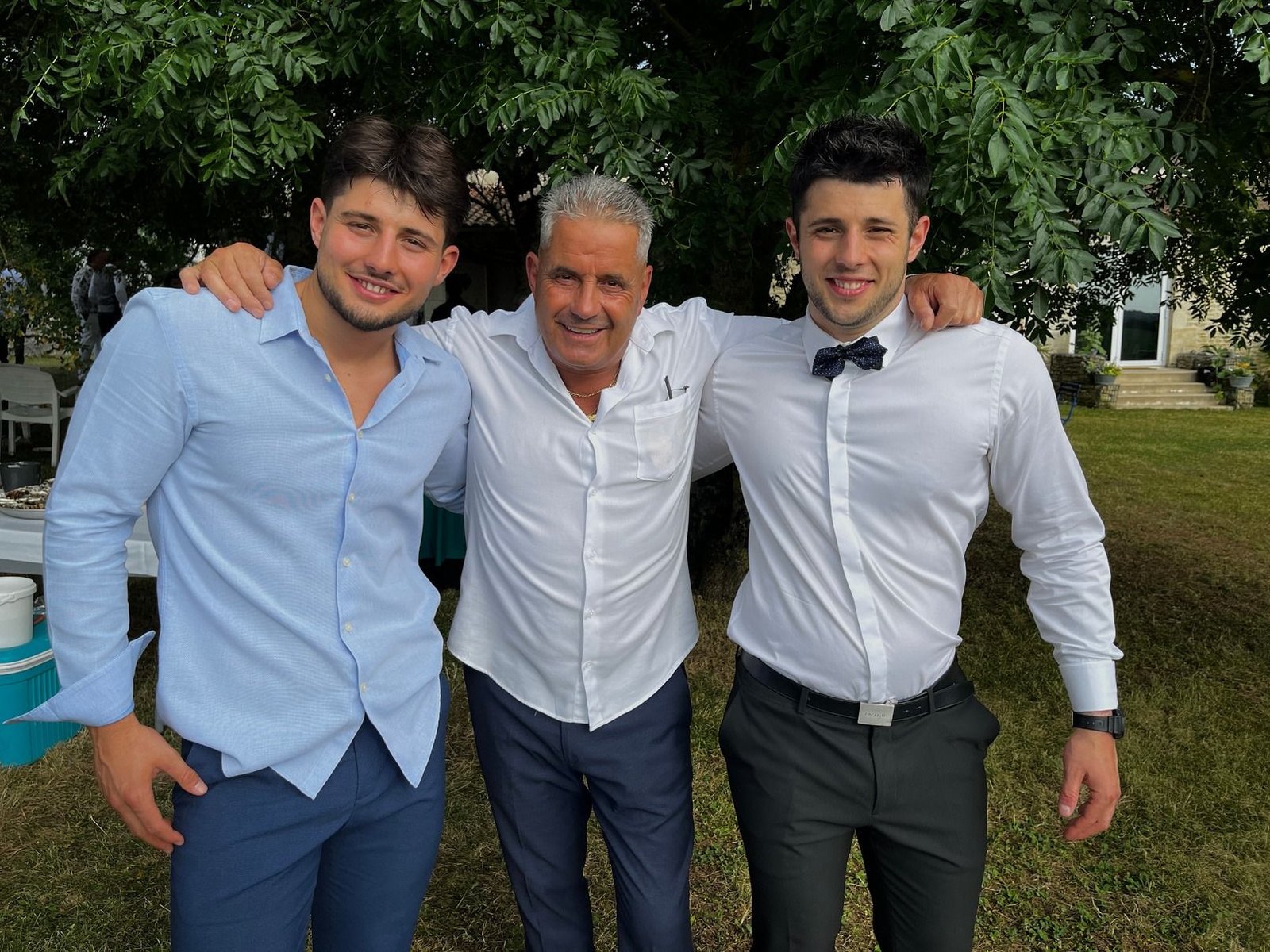 Julien, Thierry et Romain, la famille Silk Événementiel